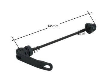 Shungfeng KC-03 145mm Bisiklet Ön Mil Mandalı Alüminyum Siyah