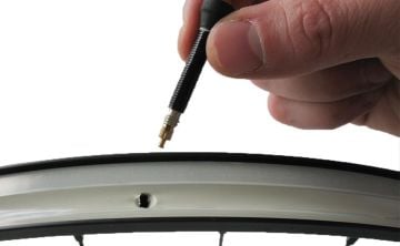 QRD 40mm Alüminyum Tubeless Bisiklet Sibop Seti Siyah