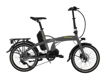 20 Bisan E-Folding Strike 9v Hidrolik D.Fren Elektrikli Katlanır Bisiklet Gri
