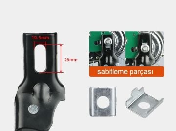 QRD 20'' Çocuk Bisikleti Uyumlu Arka Park Ayağı