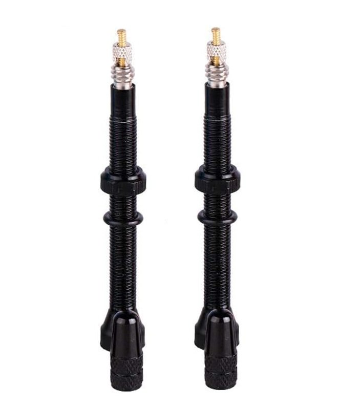QRD 60mm Alüminyum Tubeless Bisiklet Sibop Seti Siyah
