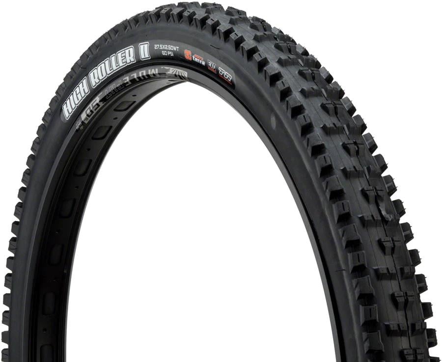 Maxxis 27.5x2.50WT High Roller II 3C Maxx Terra EXO TR Katlanır Dış Lastik Siyah