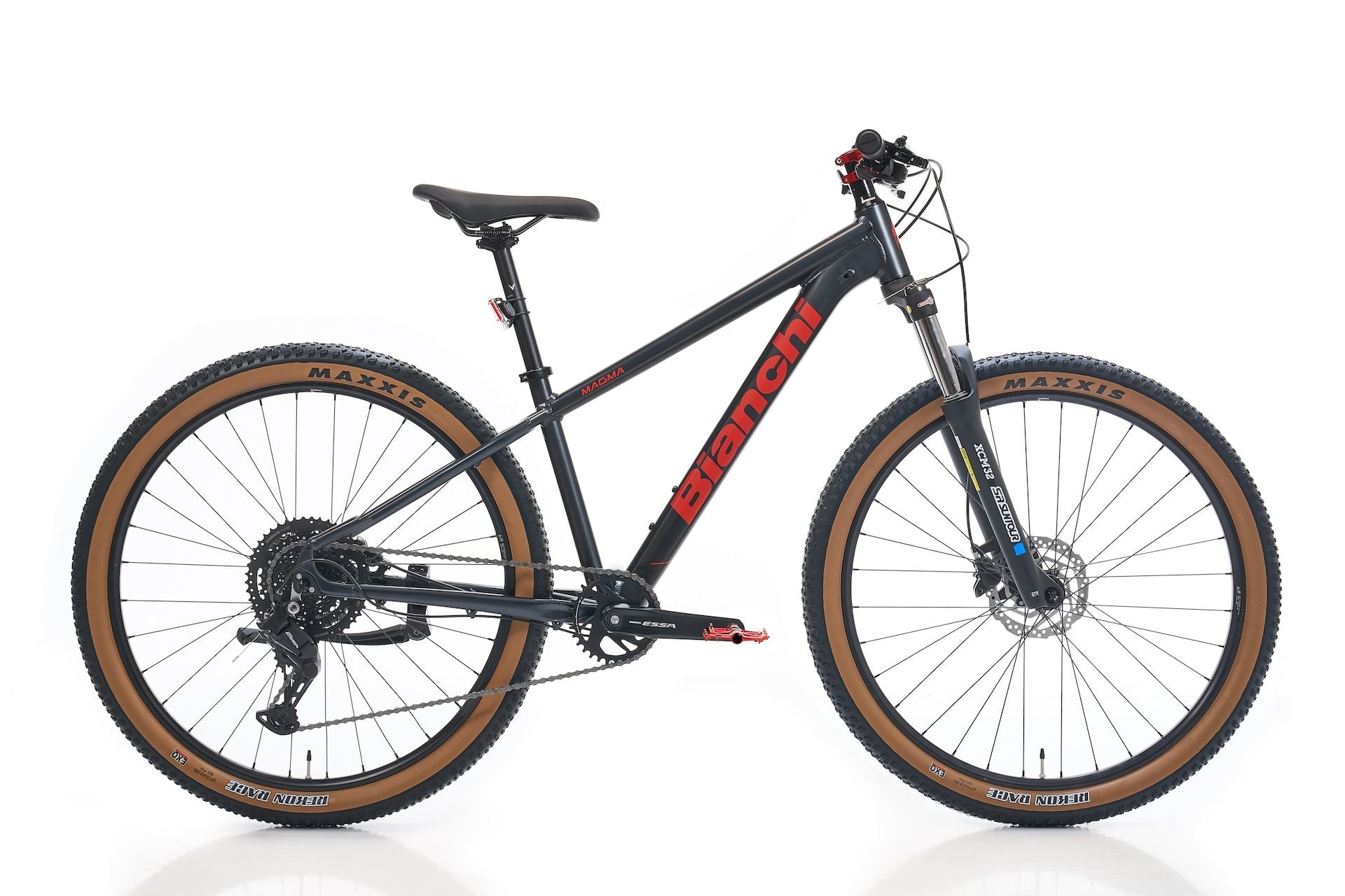 27.5 Bianchi Magma 27.X Essa 8v H.Disk Fren Dağ Bisikleti 38cm - Siyah-Kırmızı