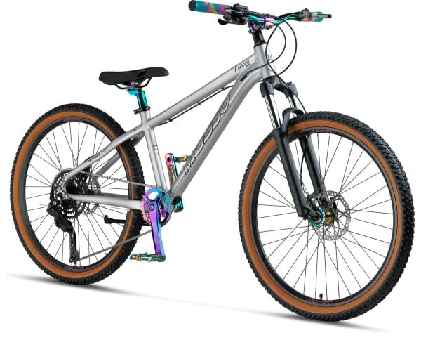 26 Mosso Rainbow Cues 9v Hidrolik Disk Fren Dağ Bisikleti 35.5cm - Mat Gümüş