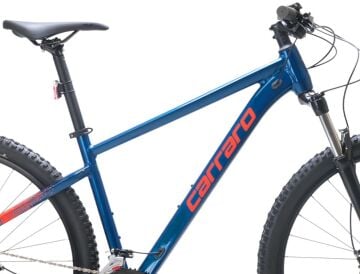 27.5 Carraro CRX 718 18v H.Disk Fren Dağ Bisikleti 40cm - Saten Mavi-Kırmızı