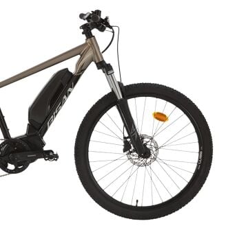 26 Bisan Arrow 9v H.Disk Fren Steps E5000 418Wh E-Mtb Bisiklet Met.Bej 38cm