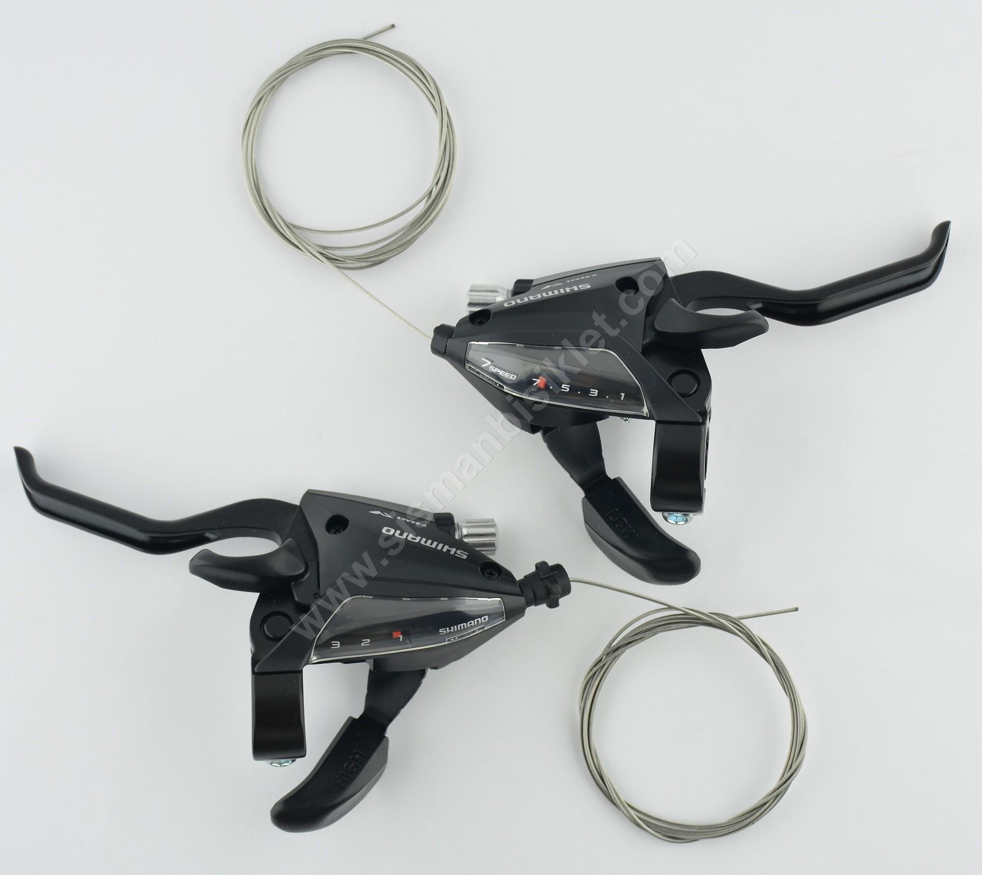 Shimano St-Ef500 3x7 Vites Fren Kolu Set