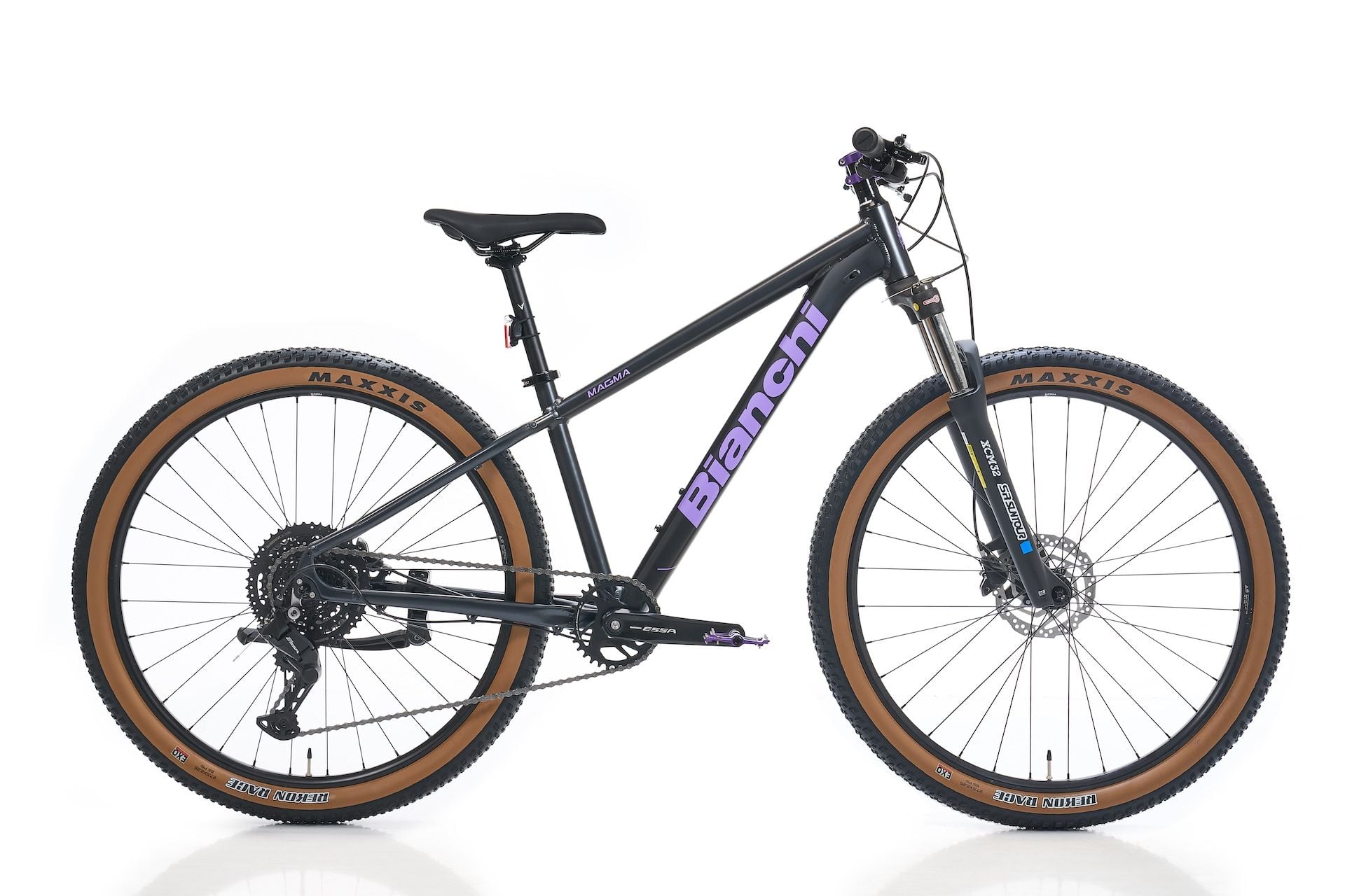 27.5 Bianchi Magma 27.X Essa 8v H.Disk Fren Dağ Bisikleti 38cm - Siyah-Mor
