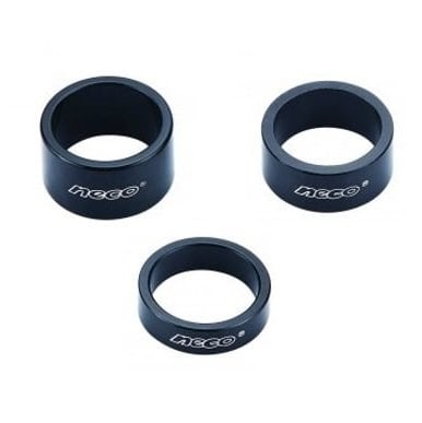 Neco 5/10/15mm Maşa Yatak Yüzüğü Set (Spacer) Siyah
