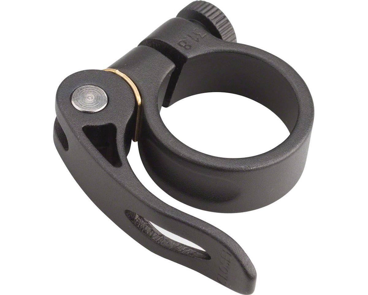 Zoom AT-101 Alüminyum 31.8mm Pirinç Pullu Mandallı Sele Kelepçesi M.Siyah