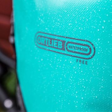 Ortlieb F5104 Back-Roller Free Arka Heybe Çanta Çift 40L Celeste-Siyah