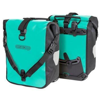 Ortlieb F6104 Sport-Roller Free Ön Heybe Çanta Çift 25L Celeste-Siyah