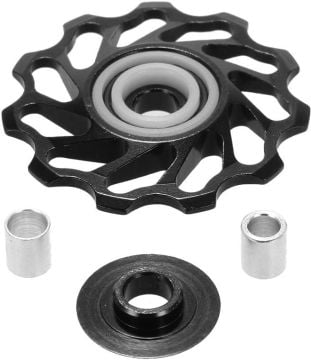 QRD 11T 7075 Alüminyum CNC Seramik Rulmanlı Makara