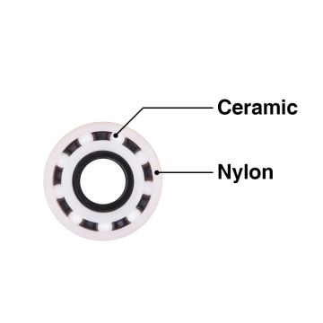QRD 11T 7075 Alüminyum CNC Seramik Rulmanlı Makara