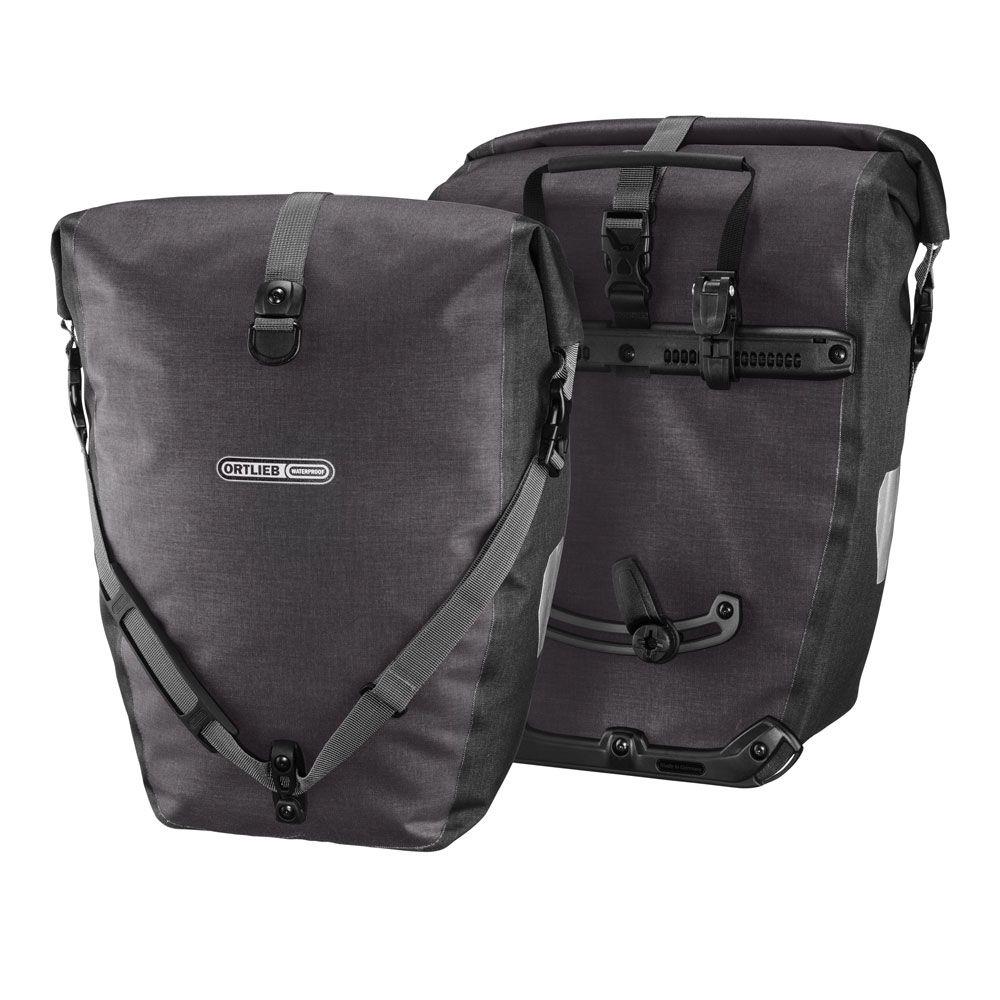 Ortlieb F5204 Back-Roller Plus Arka Heybe Çanta Çift 40L Granit-Siyah
