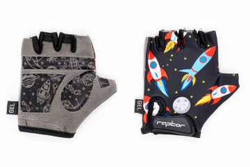 Raptor Rocket Silikon Jelli Çocuk Bisiklet Eldiveni - M