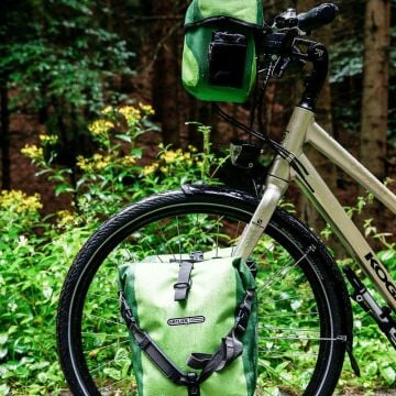 Ortlieb F6203 Sport-Roller Plus Ön Heybe Çanta Çift 25L Kot-Çelik