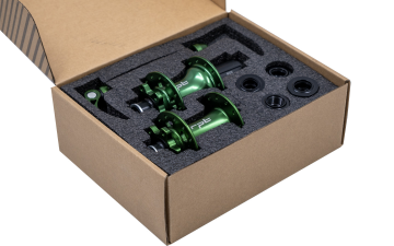 Raptor Göbek Seti Yeşil (8–12s, QR + Thru Axle, 8–10s Pul Dahil 6 Vida)