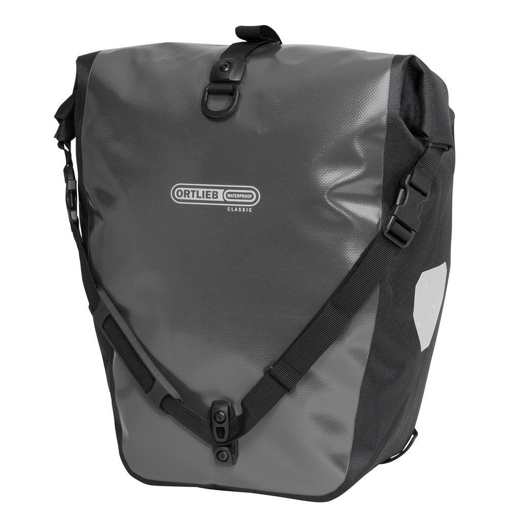 Ortlieb F5305 Back-Roller Classic Arka Heybe Çanta Çift 40L Asfalt-Siyah