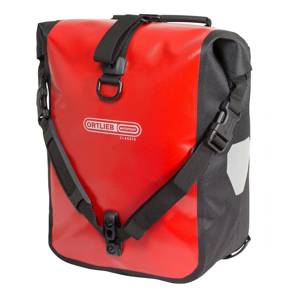 Ortlieb F6302 Sport-Roller Classic Ön Heybe Çanta Çift 25L Kırmızı-Siyah