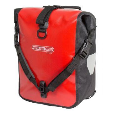 Ortlieb F6302 Sport-Roller Classic Ön Heybe Çanta Çift 25L Kırmızı-Siyah