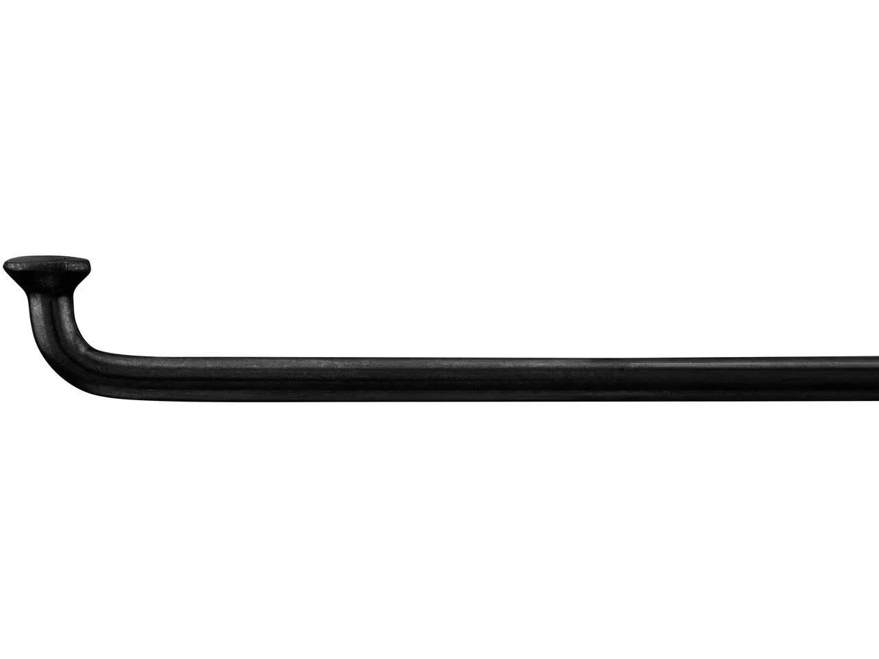 Sapim Leader 2mm Paslanmaz Çelik Jant Teli + 14mm Pirinç Nipel Siyah
