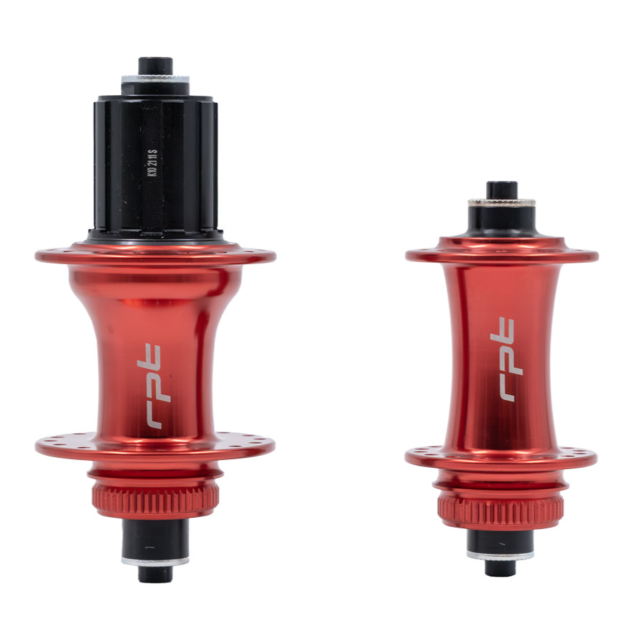 Raptor Göbek Seti Kırmızı (8–12s, QR + Thru Axle, 8–10s Pul Dahil Centerlock)