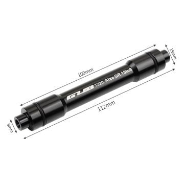 GUB TZ20 100mm Sokma Mil Ön Göbek 9mm QR Dönüştürücü Adaptör 15to9