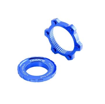 Toopre Center Lock Disk, 6 Vida Rotor Dönüştürücü Adaptör Mavi