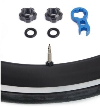 QRD RA111 Tubeless Bisiklet Sibop Somunu ve Anahtarı