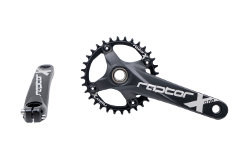 Raptor A28Z-AS322 32T 170mm Siyah Tekli Aynakol + Orta Göbek