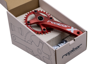 Raptor A28Z-AS322 32T 170mm Kırmızı Tekli Aynakol + Orta Göbek