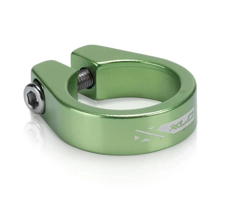 Xlc 31.8mm CL-951B Alüminyum Alyan Sıkmalı Sele Kelepçesi Elma Yeşili