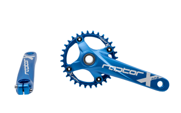 Raptor A28Z-AS322 32T 170mm Mavi Tekli Aynakol + Orta Göbek