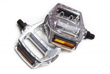 Briviga HF-832 112x105mm Mtb Alüminyum Platform Pedal Gümüş