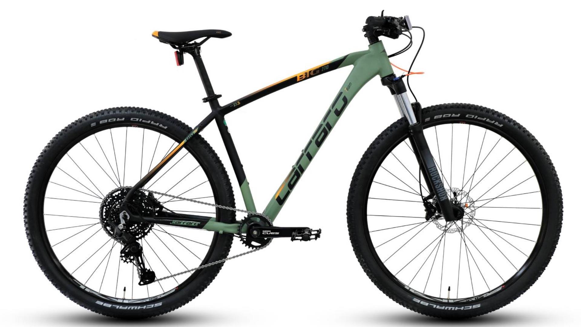 27.5 Carraro Big 2710 10v H.Disk Fren Dağ Bisikleti 44cm - M.Yeşil-Siyah