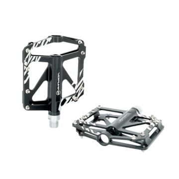 Briviga PDL-3304 110x111mm Mtb Alüminyum CNC Rulmanlı Platform Pedal Siyah