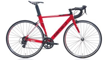 28 Carraro Race 012 Aero 14v K. Fren Yarış Bisikleti 56cm - Kırmızı-Siyah-Gümüş