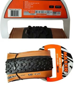 Maxxis 27.5x2.25 Ardent 60 Tpi EXO Tubeless Katlanır Dış Lastik Amber Yanak