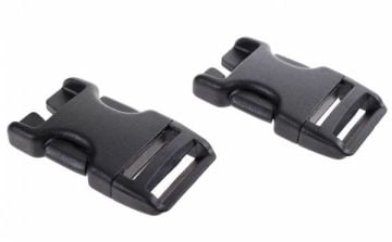 Ortlieb E135 Rack-Pack için Yan Tokalar-Stealth- side-release buckles for Rack-Pack