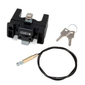 Ortlieb E185 Gidon Çantası Montaj Seti Kilitli - Handlebar Mounting-Set with Lock