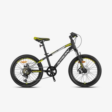 20 Kron XC 75 7v M.Disk Fren Erkek Çocuk Bisikleti 28cm - M.Gri-Siyah-N.Sarı