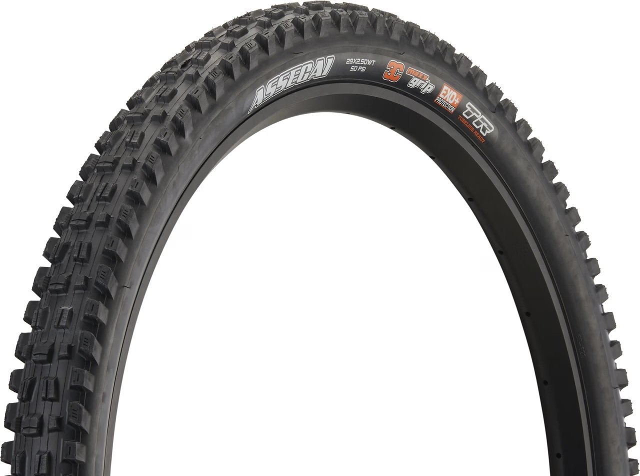 Maxxis 29x2.50 Assegai 3C MaxxGrip EXO+ TR Katlanır Dış Lastik Siyah TB00308100