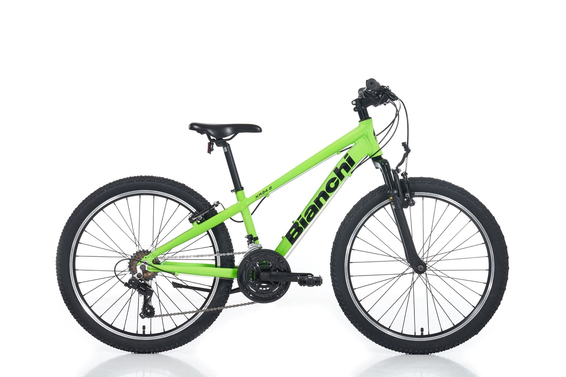 24 Bianchi XR24.2 21v V-Fren Erkek Çocuk Bisikleti 31cm - Yeşil-Siyah