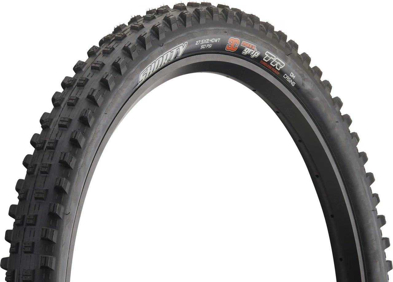 Maxxis 27.5x2.40WT Shorty 3C MaxxGrip TR DH Katlanır Dış Lastik Siyah TB00325000
