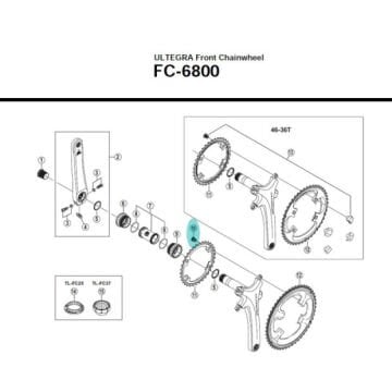 Shimano FC-M970/R8000/R9200 Aynakol Vidası M8x10.1 Y1H598160 4lü Paket