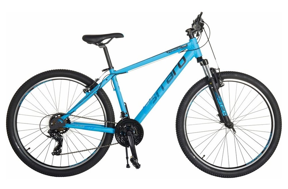 27.5 Carraro Force 700 21v V-Fren Dağ Bisikleti 38cm - Mat Açık Mavi