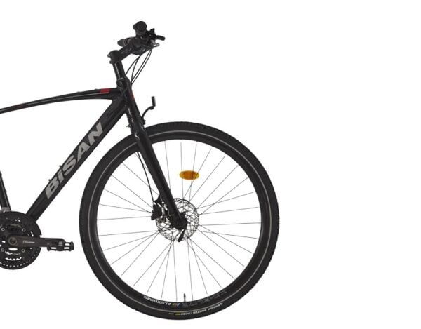 28 Bisan TRX 8600 Deore 30v Sabit Maşa H.Disk Fren Şehir Bisikleti 56cm - Gri-Mavi