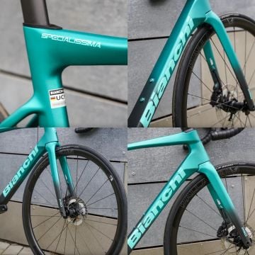 28 Bianchi Specialissima PRO 4iii PowerMeter Ultegra Di2 24v H.Disk Velomann Palladium Karbon Yarış Bisikleti 2025