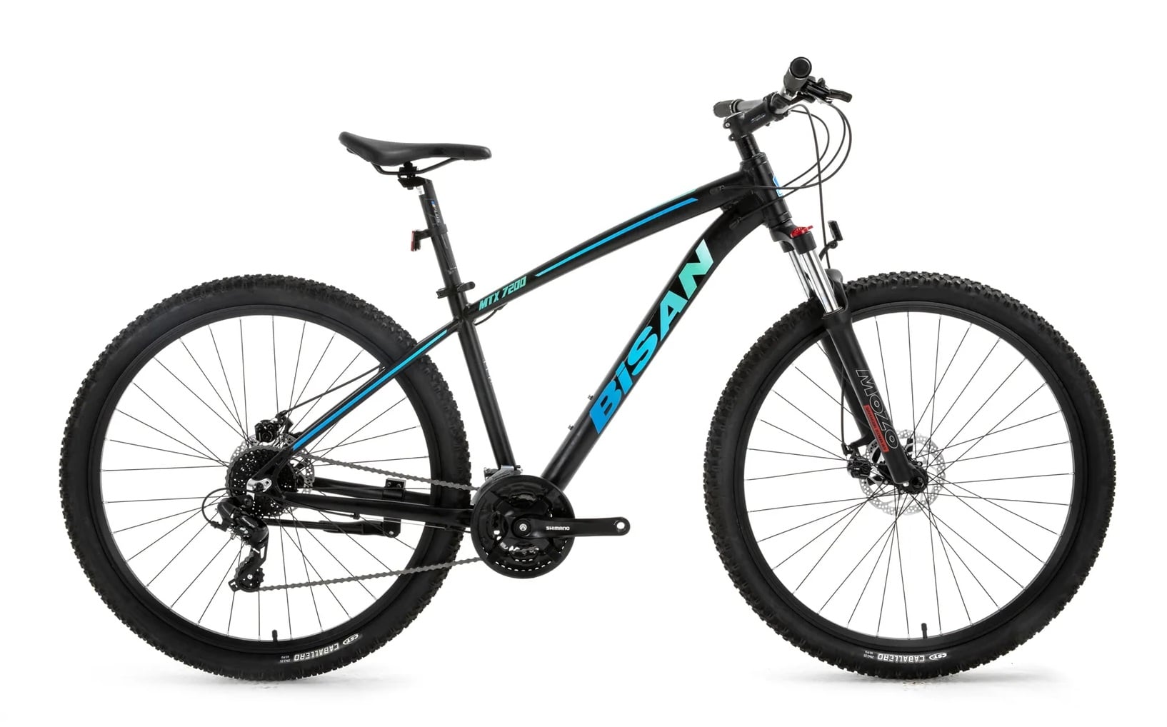 27.5 Bisan MTX 7200 24v M.Disk Fren Dağ Bisikleti 43cm - M.Siyah-Mavi